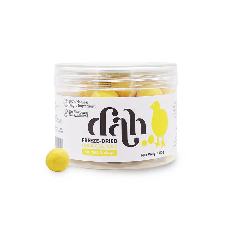 Dah Quail Egg Yolk Freeze-Dried 80g｜For Glossy Hair Growth