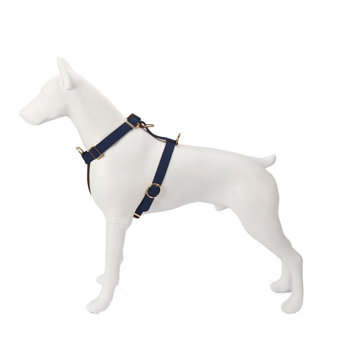 Furri Tell Handmade Leather Dog Harness - Blue