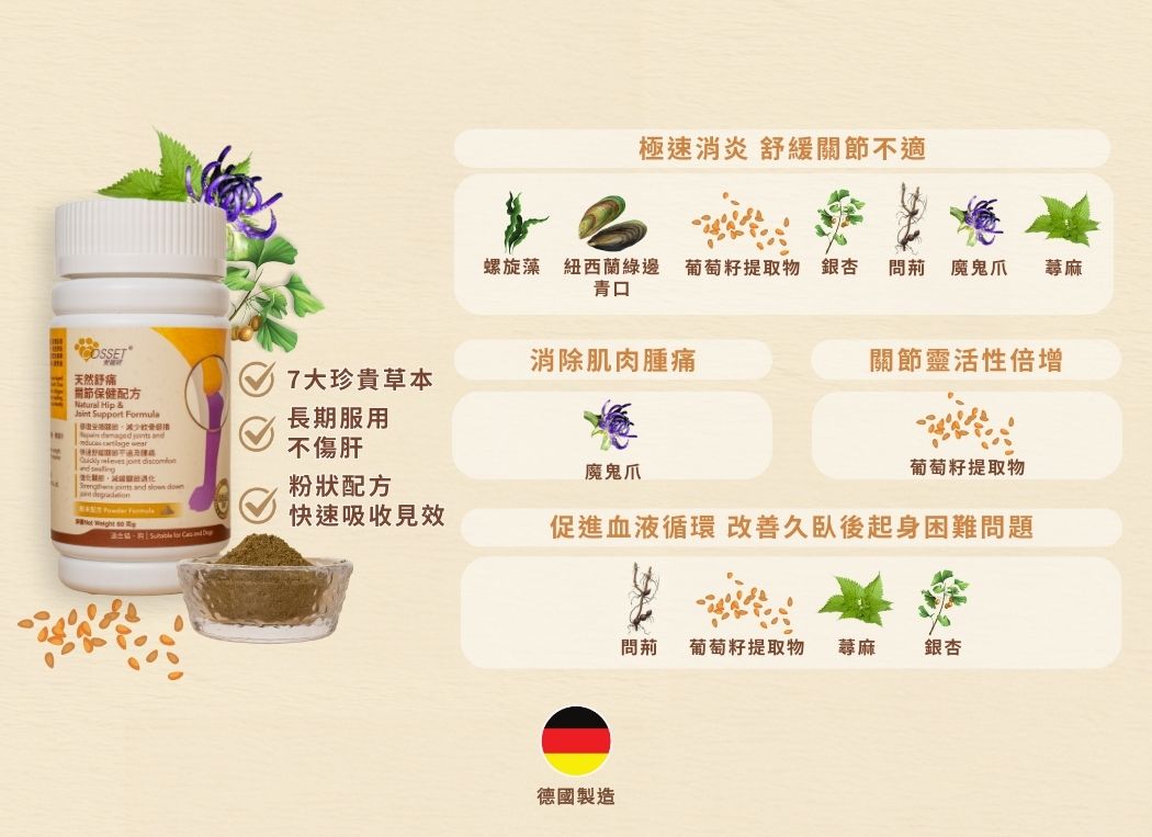 Cozzet Natural Soothing Joint Care Formula 60g